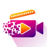 Logo of Video maker with music android Application 